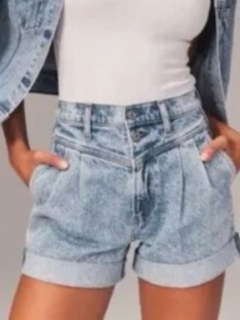 Abercrombie & Fitch The 80s Mom Short Ultra High Rise Size 26